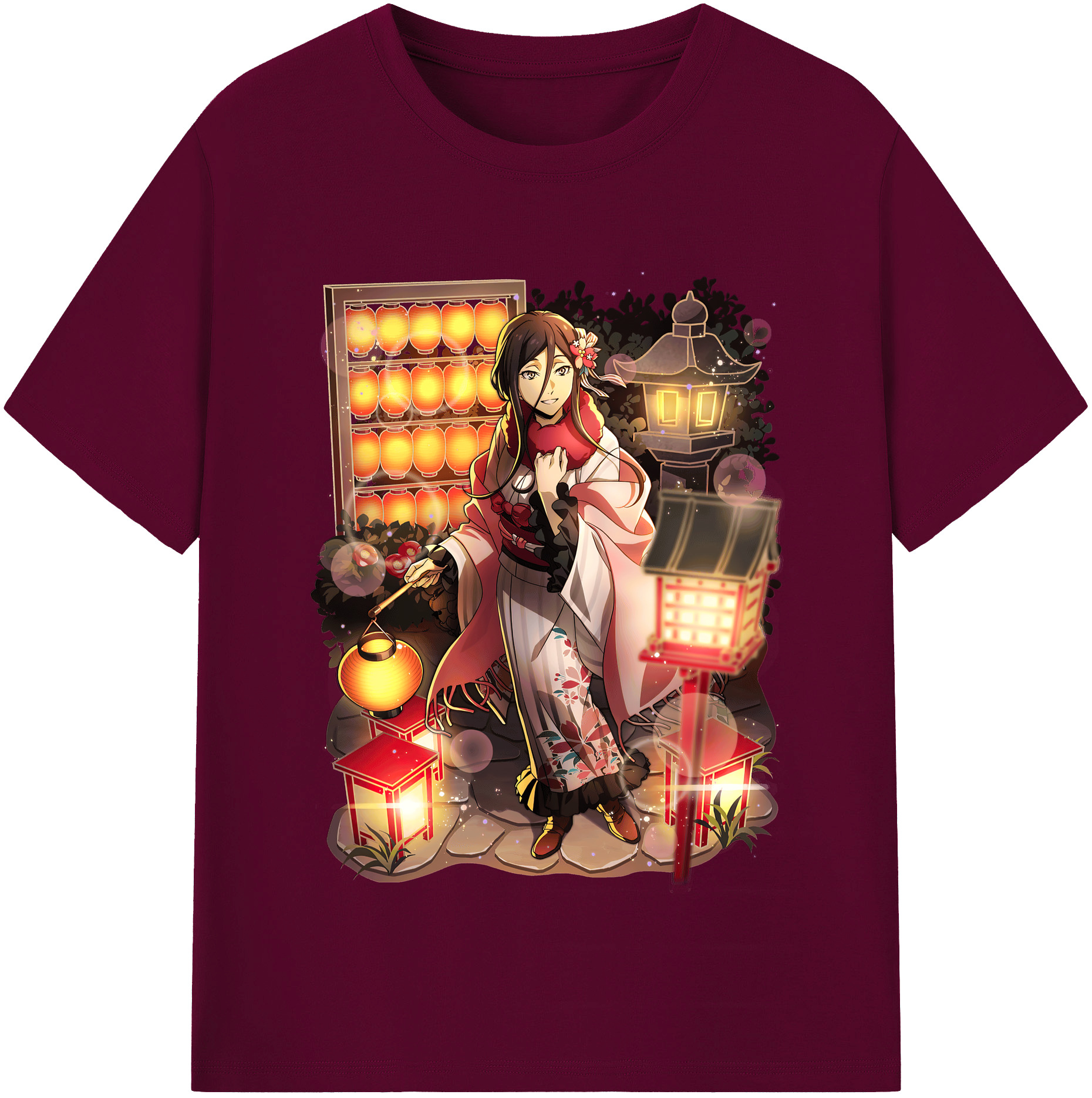 （画像用） 文豪ストレイドッグス Bungo Stray Dogs レディースカジュアルプリントTシャツ（綿100％）